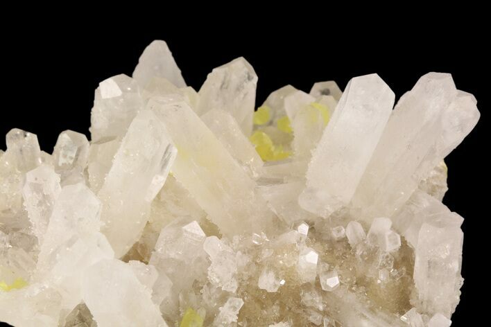 Sulfur and Celestine (Celestite) Crystal Association - Italy #93655